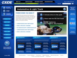 EXIDE Stay Positive